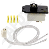 APDTY 141923 Blower Motor Resistor Kit With Harness Replaces MR398371