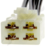 APDTY 141933 Blower Motor Resistor Kit With Harness Replaces 8713895D00