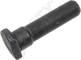 APDTY 142091 Wheel Lug Stud 1 1/8" 16 Splineless Clipped 1.224 In Dia, 3.72 In L
