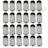 APDTY 142123 Wheel Nut Chrome Acorn M14-2.0 (24 Per Pack)