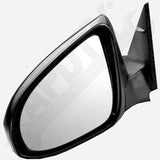APDTY 142151 Side View Mirror - Driver Side, Power, Heated, Paint To Match Cover
