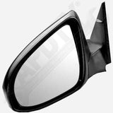 APDTY 142151 Side View Mirror - Driver Side, Power, Heated, Paint To Match Cover