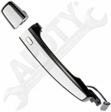 APDTY 142154 Exterior Door Handle Front RH, Rear RH=LH on Select 10-16 GM Models