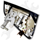 APDTY 142156 Exterior Door Handle -Front Right Silver