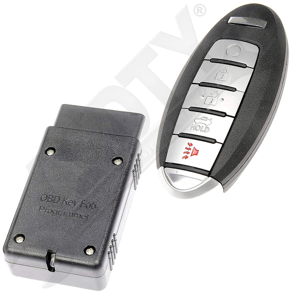 APDTY 142160 Keyless Entry Remote 5 Button Replaces 285E33TP5A, 285E39PA5A