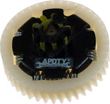 APDTY 142202 Plastic Power Window Motor Gear (9-Tooth, 41 Spline)