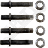 APDTY 14230 Exhaust Stud Kit - M12-1.75 x 62mm Fits Select 1981-2007 Models