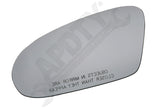 APDTY 142317 Replacement Mirror Glass Without Backing Plate - Right