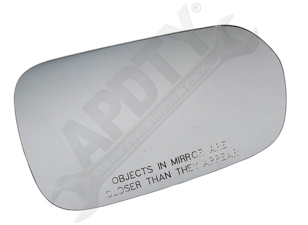 APDTY 142319 Replacement Mirror Glass Without Backing Plate - Right