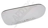 APDTY 142319 Replacement Mirror Glass Without Backing Plate - Right