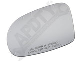 APDTY 142321 Replacement Mirror Glass Without Backing Plate - Right