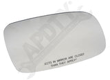 APDTY 142325 Replacement Mirror Glass Without Backing Plate - Right