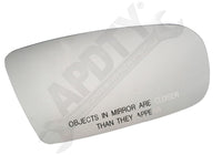 APDTY 142328 Replacement Mirror Glass Without Backing Plate - Right