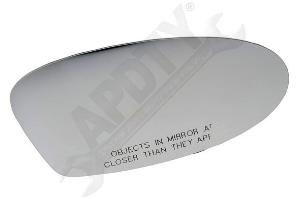 APDTY 142330 Replacement Mirror Glass Without Backing Plate - Right