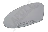 APDTY 142330 Replacement Mirror Glass Without Backing Plate - Right