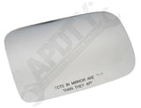 APDTY 142332 Replacement Mirror Glass Without Backing Plate - Right