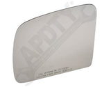 APDTY 142334 Replacement Mirror Glass Without Backing Plate - Right