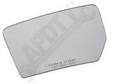 APDTY 142337 Replacement Mirror Glass Without Backing Plate - Right