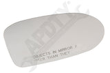 APDTY 142339 Replacement Mirror Glass Without Backing Plate - Right
