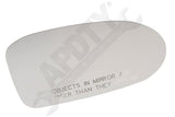 APDTY 142339 Replacement Mirror Glass Without Backing Plate - Right