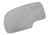 APDTY 142345 Replacement Mirror Glass Without Backing Plate - Right