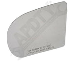 APDTY 142347 Replacement Mirror Glass Without Backing Plate - Right
