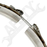 APDTY 142554 Diesel Particulate Filter Exhaust Clamp Fits Select 2007-15 Models