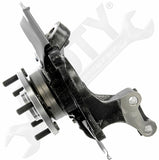 APDTY 142611 Loaded Steering Knuckle Hub Bearing Dust Shield Assembly Front Left