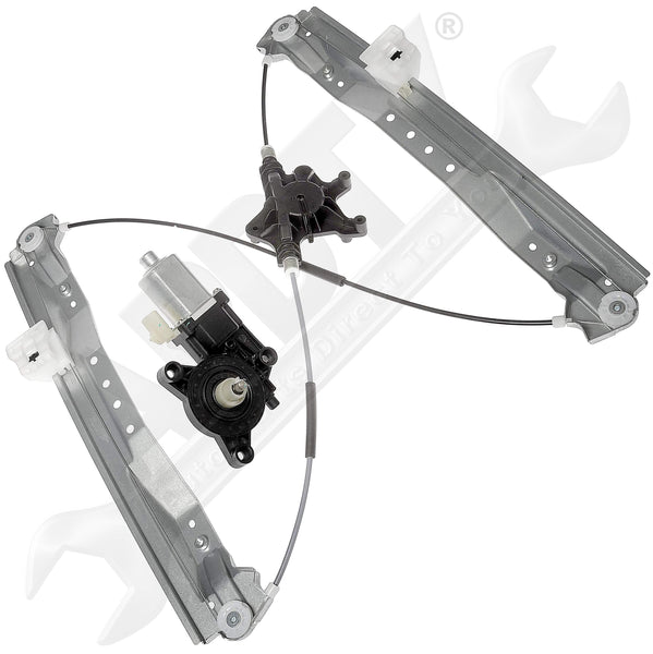 APDTY 142632 Window Regulator And Motor Assembly (Front Right; With 2-Pin Motor)