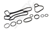 APDTY 142762 Engine Oil Filter Cooler Assembly Gasket Seal Set (1.6L or 1.8L)