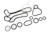 APDTY 142762 Engine Oil Filter Cooler Assembly Gasket Seal Set (1.6L or 1.8L)