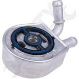 APDTY 143125 Engine Oil Cooler Kit With Gaskets & Bolt (Upgraded Design)