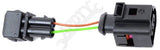 APDTY 143140 2-Wire Wiring Harness Adapter Fits AC Compressor Clutch