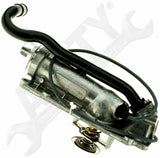 APDTY 143191 Integrated Thermostat Housing Assembly w/ Sensor on Select VW Model