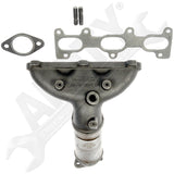 APDTY 143230 Catalytic Converter with Integrated Exhaust Manifold