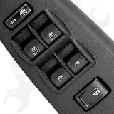 APDTY 143245 Power Window Switch & Black Trim Fits Models Without Heated Seats