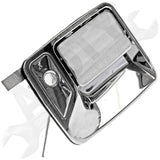 APDTY 143256 Exterior Door Handle Front Right Chrome-Colored