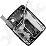 APDTY 143256 Exterior Door Handle Front Right Chrome-Colored