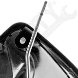 APDTY 143256 Exterior Door Handle Front Right Chrome-Colored