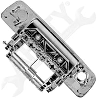 APDTY 143262 Tailgate Handle (Chrome Plastic; Models With Backup Camera)