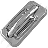 APDTY 143311 Exterior Door Handle Chrome Rear Left Fits 2003-2009 Hummer H2
