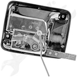 APDTY 143315 Exterior Door Handle; Chrome; Rear Left