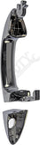 APDTY 143320 Exterior Door Handle Front Left and Right