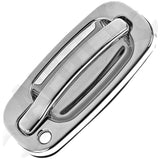 APDTY 143323 Exterior Chrome Door Handle Front RH For 99-06 GM Truck W/ Keyhole*