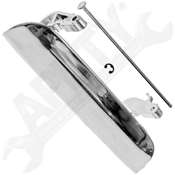 APDTY 143331 Tailgate Chrome Trunk Lift Handle