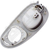 APDTY 143432 Interior Door Handle Rear Left Kit Chrome and Black