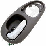 APDTY 143433 Interior Door Handle Rear Left Kit Chrome and Sage