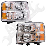 2007-2009 Chevy Silverado 1500/2500/3500 Pickup Headlight Headlamp Set/Pair R&L