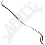 APDTY 143486 Transmission Oil Cooler Line Set Models w/ 5.4L or 6.8L Engine Only