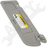 APDTY 143503 Sun Visor Right Light Gray